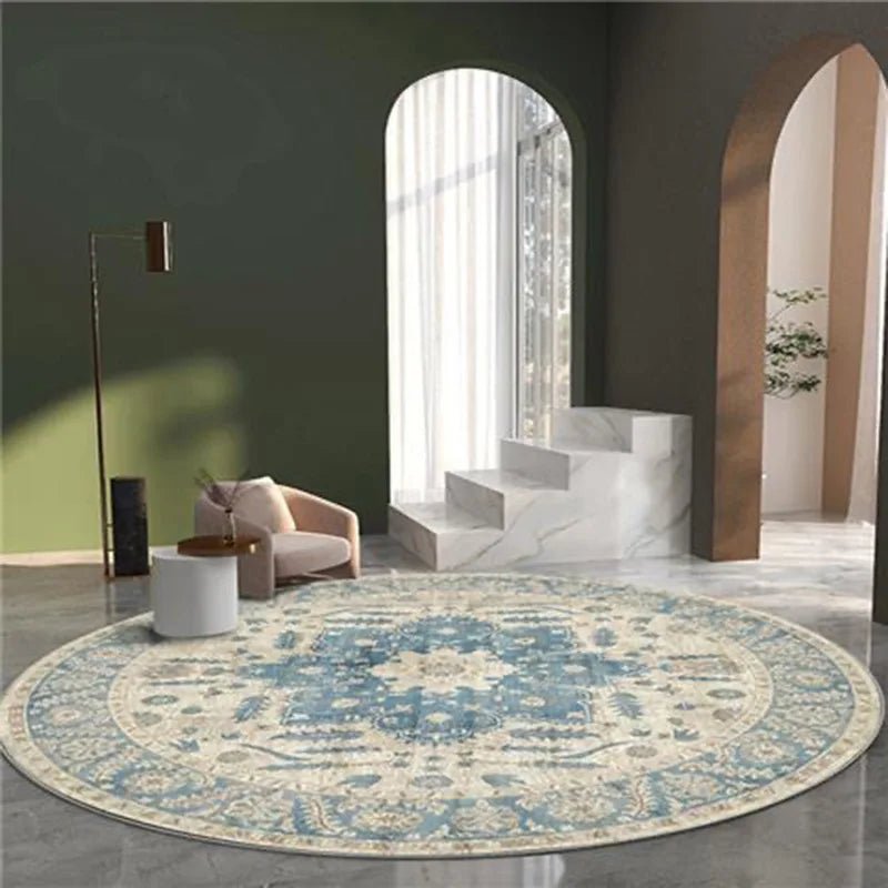 Moroccan Style Rocking Chair Floor Mat Washable Lounge Rug