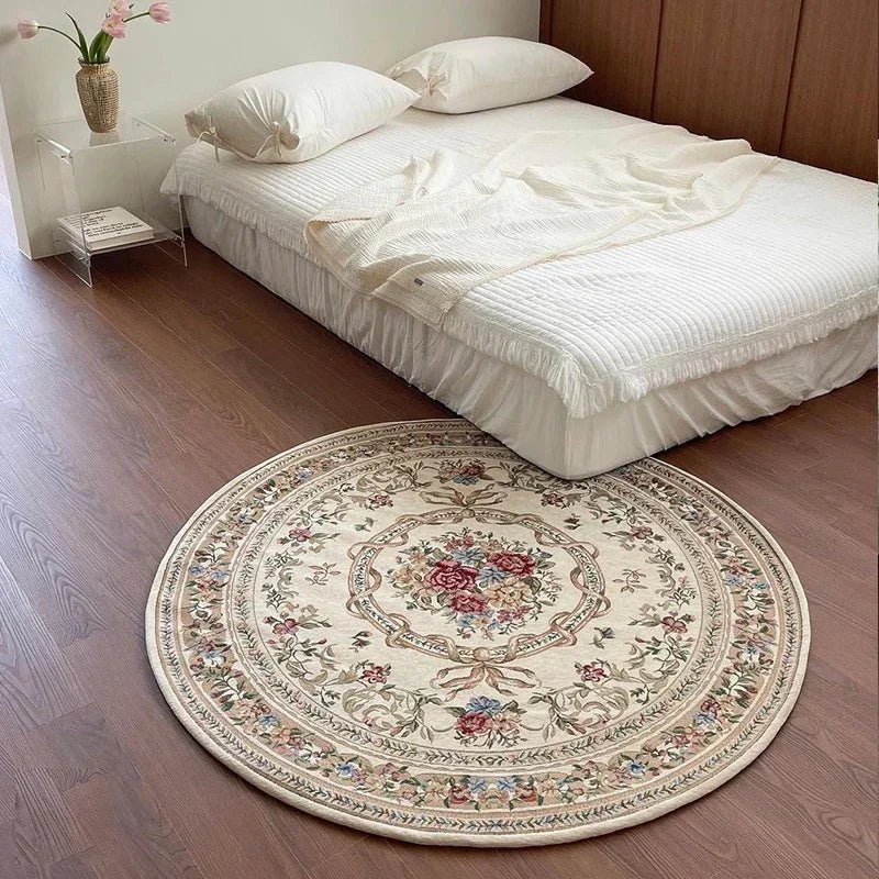 European Vintage Pastoral Style Bedroom Decoration Rug