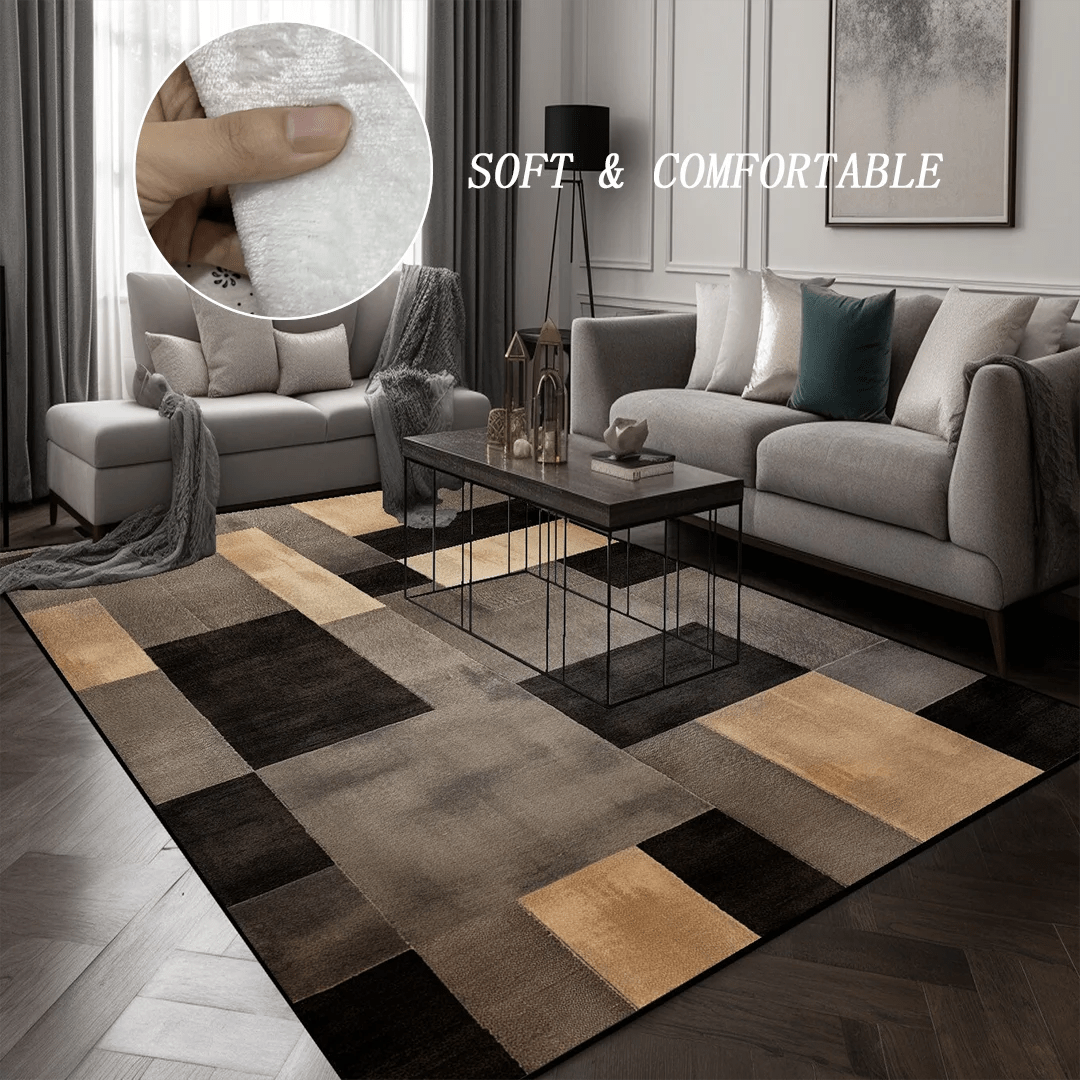 Modern carpets for living room & Sofa Area Rug - Dark Color Decor