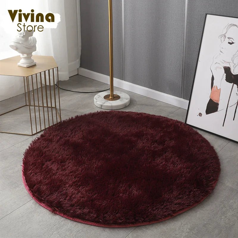 Cute Plush Fluffy Kids Rug for room decor