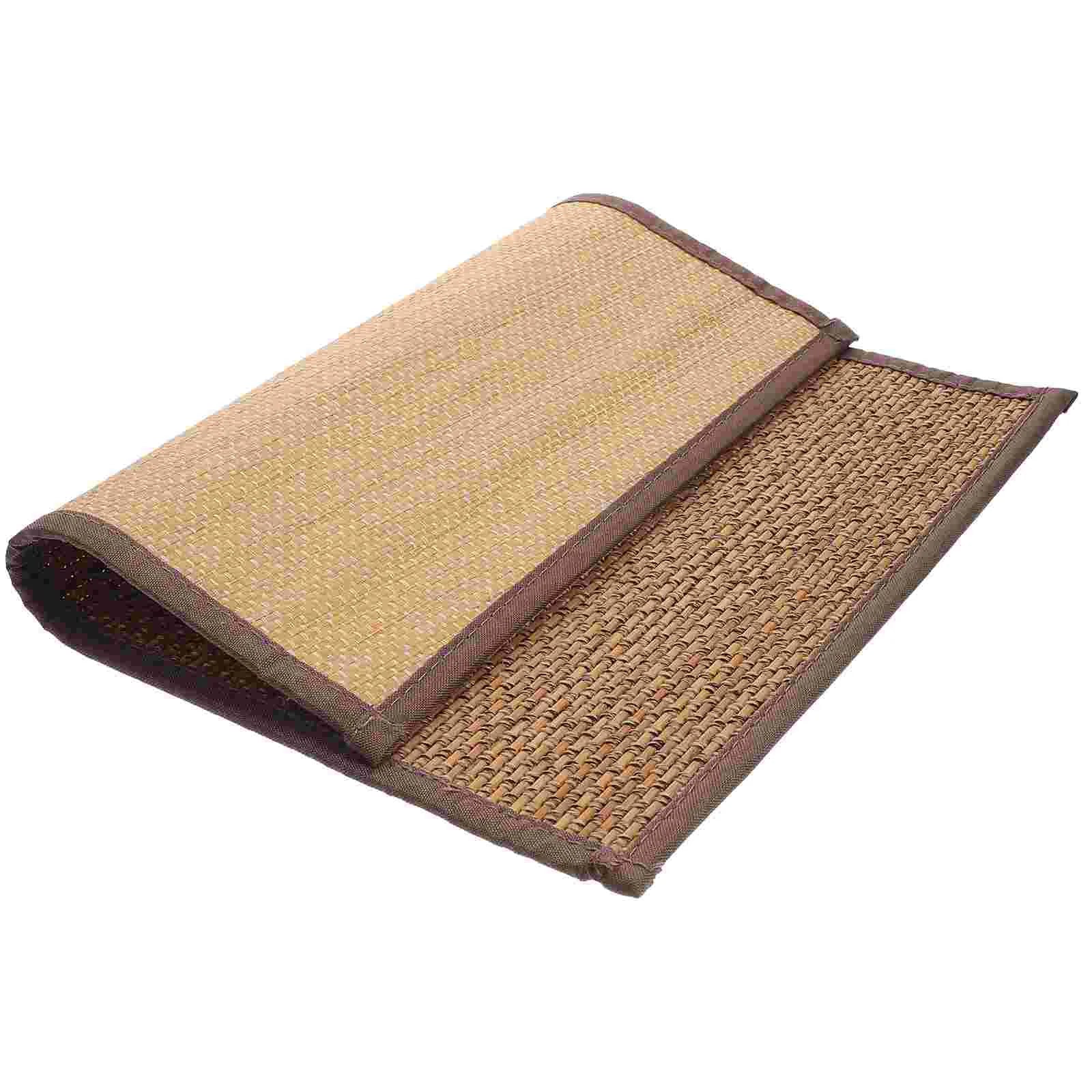 Bamboo Area Rug Japanese Tatami Camping Mat - Bamboo & Linen Materials