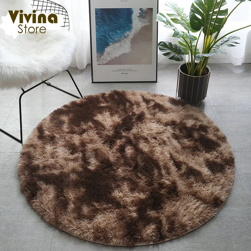 Cute Plush Fluffy Kids Rug for room decor