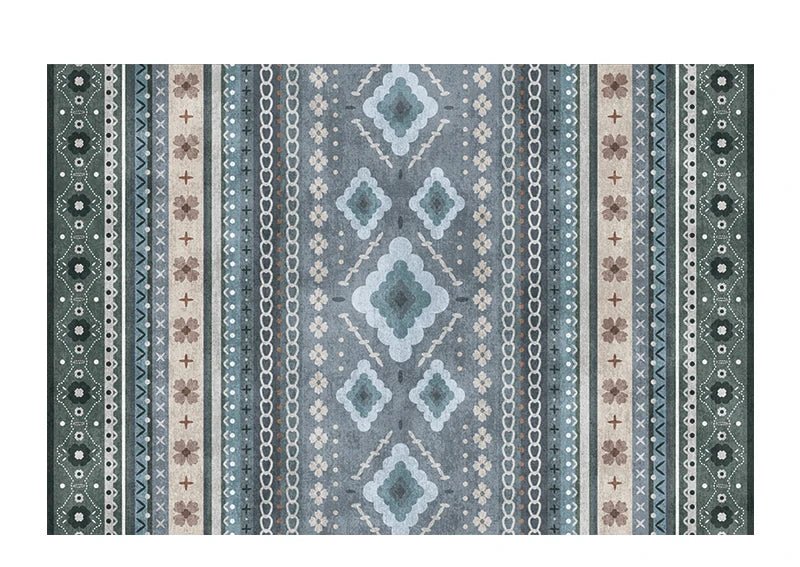 Bohemian National Style  Retro Hotel Homestay Decoration Rugs