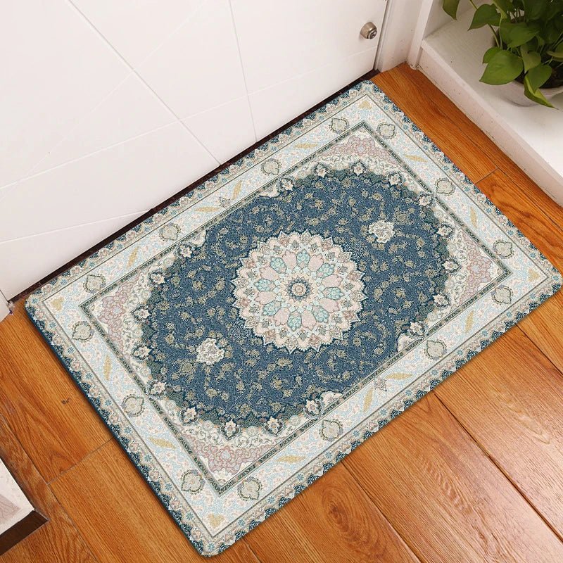 Anti-Slip Absorbent Bohemian Rug For Kitchen Bath Entrance