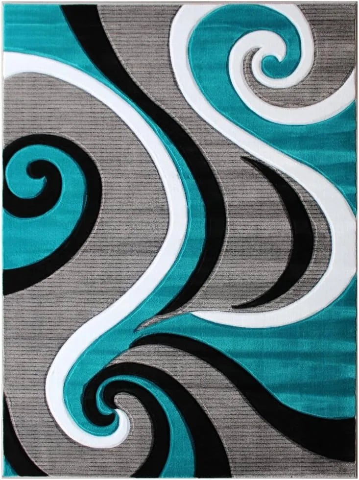 Hand Carved Modern Contemporary Area Rugs