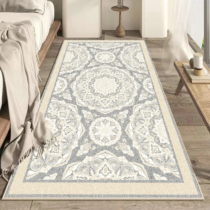 Thickened American Moroccan Simple Wool Rugs for Bedroom - Home Decor