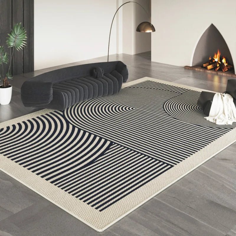 Modern Minimalist Thicken Washable Lounge Rug