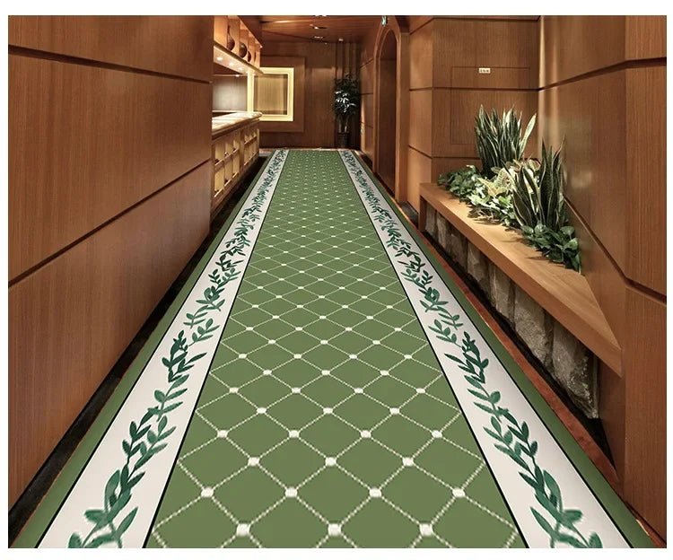 Bohemian Style Hallway Long Rugs for Hotel Corridor Wedding Area