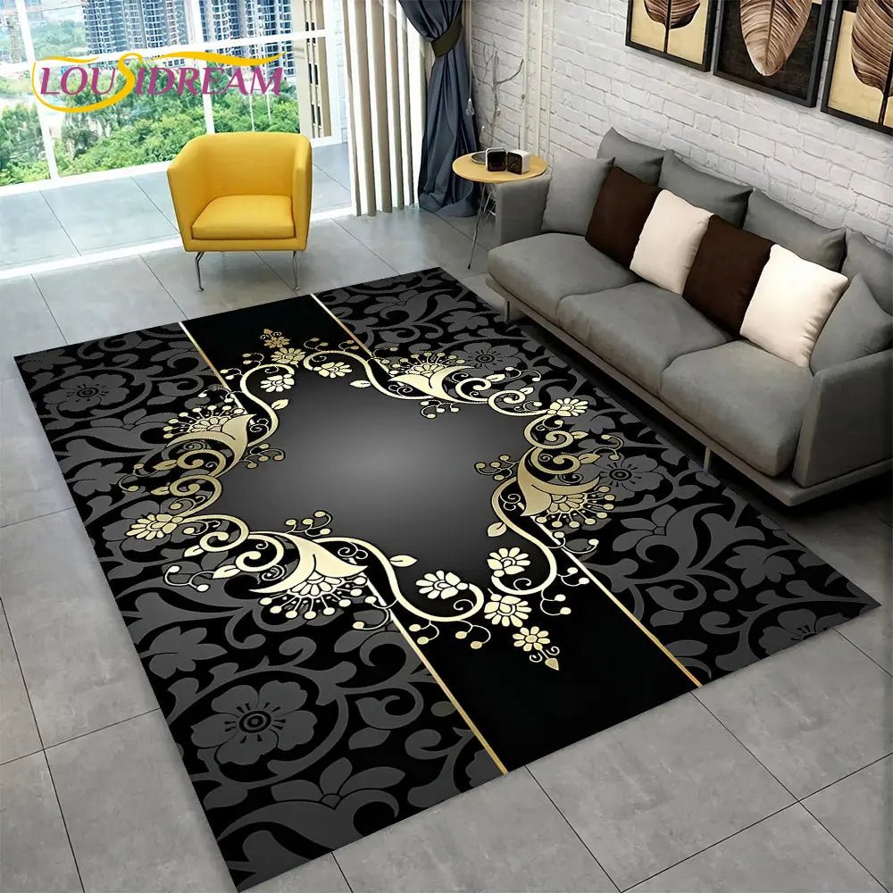 Bohemia Mandala Geometric Area Rug for Living room