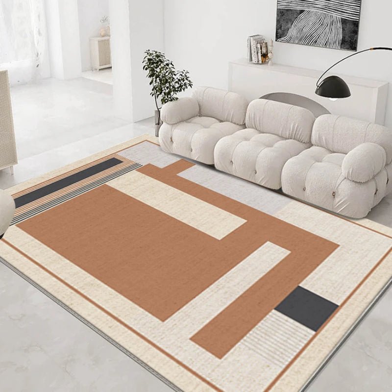 Modern Minimalist Nonslip Easy care Living Room rug