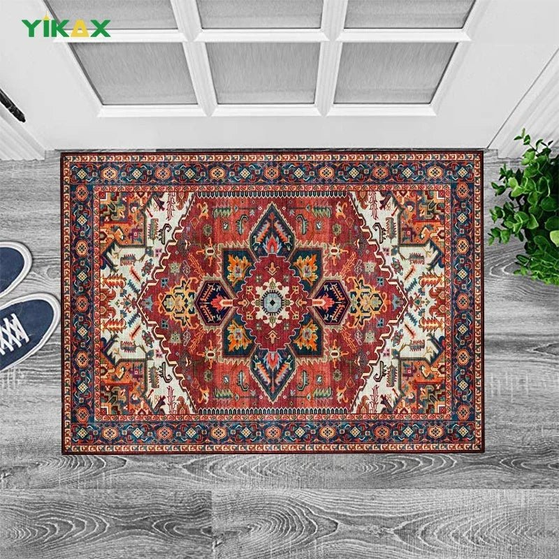 Bohemia Persian Style Carpets And Rugs for Home Living Room - 100% Polyester Flannel