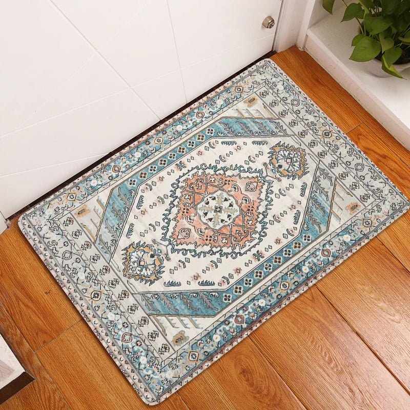 Anti-Slip Absorbent Bohemian Rug For Kitchen Bath Entrance