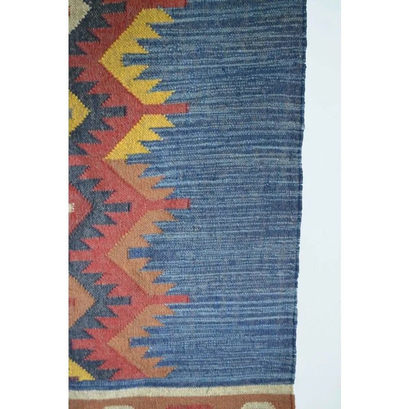 Kilim Rug Natural Wool Jute Sustainable Oriental Traditional Rug Area Modern Rug