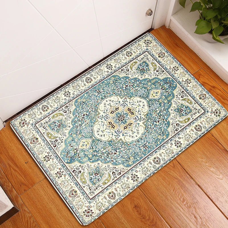 Anti-Slip Absorbent Bohemian Rug For Kitchen Bath Entrance