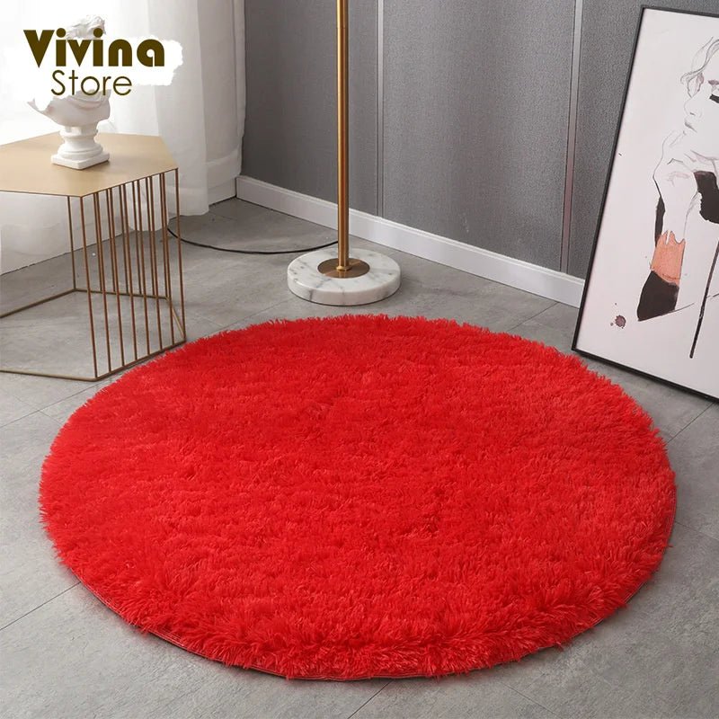 Cute Plush Fluffy Kids Rug for room decor