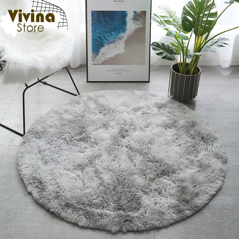 Cute Plush Fluffy Kids Rug for room decor