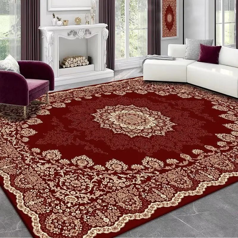 Vintage Persian Red Carpet Living Room High-end Luxury Area Rugs