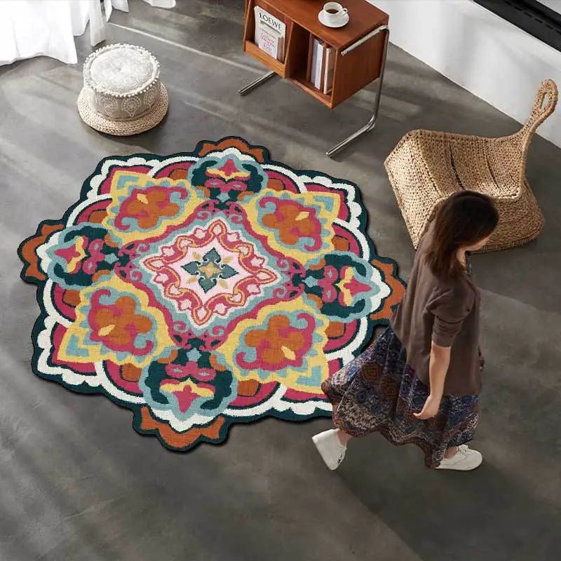 Retro Persian Style Bedroom Bedside Area Rugs - Daily Usable