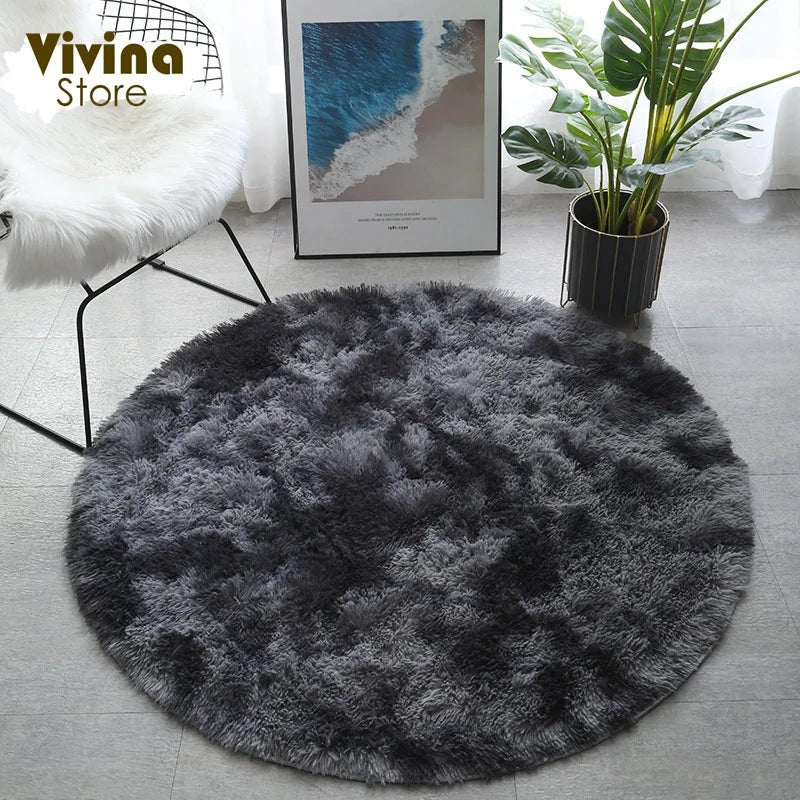 Cute Plush Fluffy Kids Rug for room decor