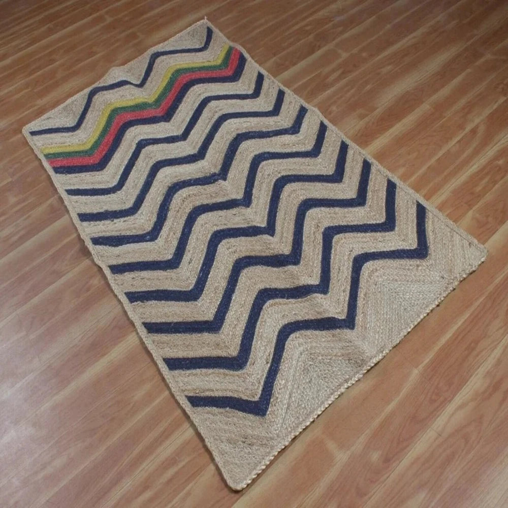 Hand Braided Style Rug Outdoor or Indoor 6x9 Feet Home Dining Room