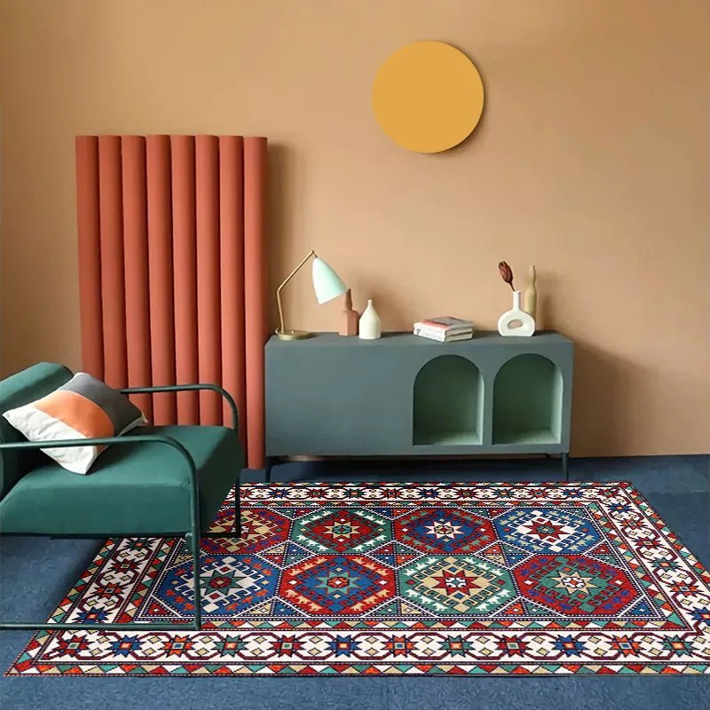 Moroccan Living Room Sofa Carpet Ethnic Style Bedroom