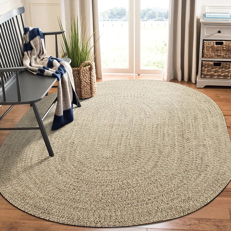 Living Room Rectangle Wilton Carpet Pure Natural Jute - 100% Bamboo Fiber