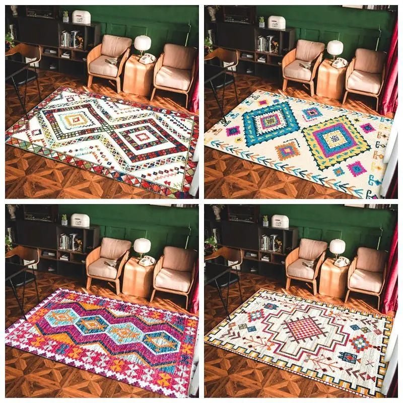 Bohemia Retro Carpets Living Room Decoration Big Size Rugs - Premium Home Decor