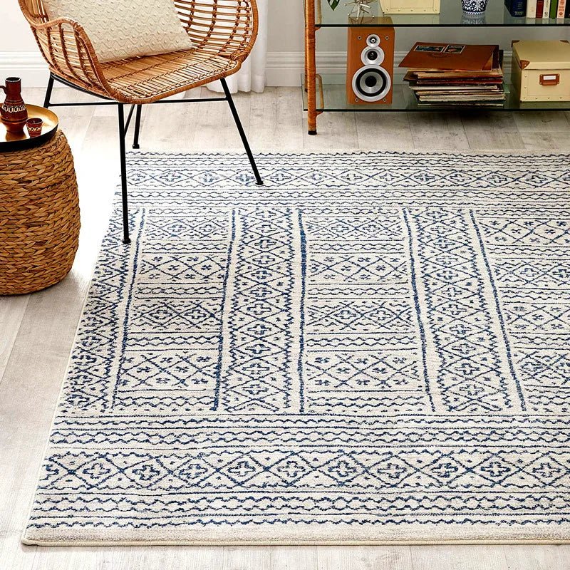 Moroccan Style Living Room Decoration Ethnic Rug - Antique Aesthetic