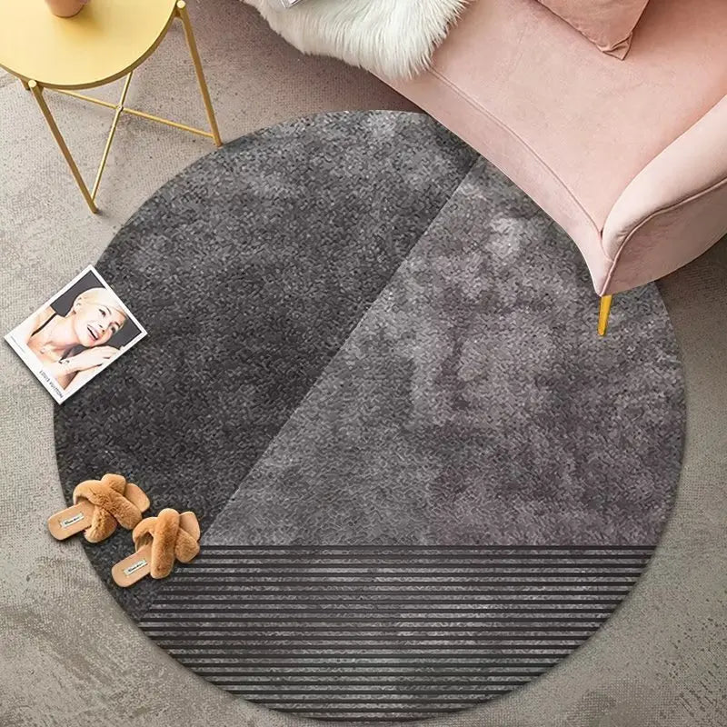 Modern Round Chair  Coffee Table Sofa Carpets for Living Room