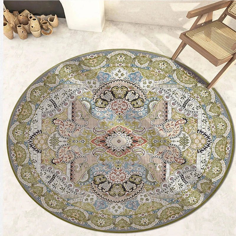 Home Decor Luxury Art Soft Floor Mat Bedroom Polyester Rugs