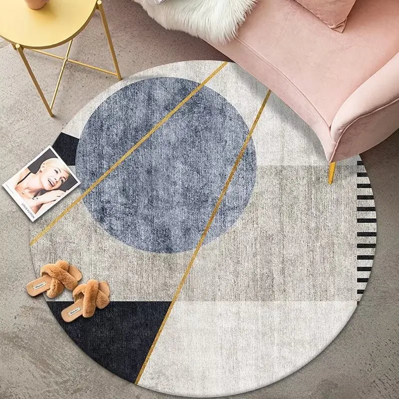 Modern Round Chair  Coffee Table Sofa Carpets for Living Room