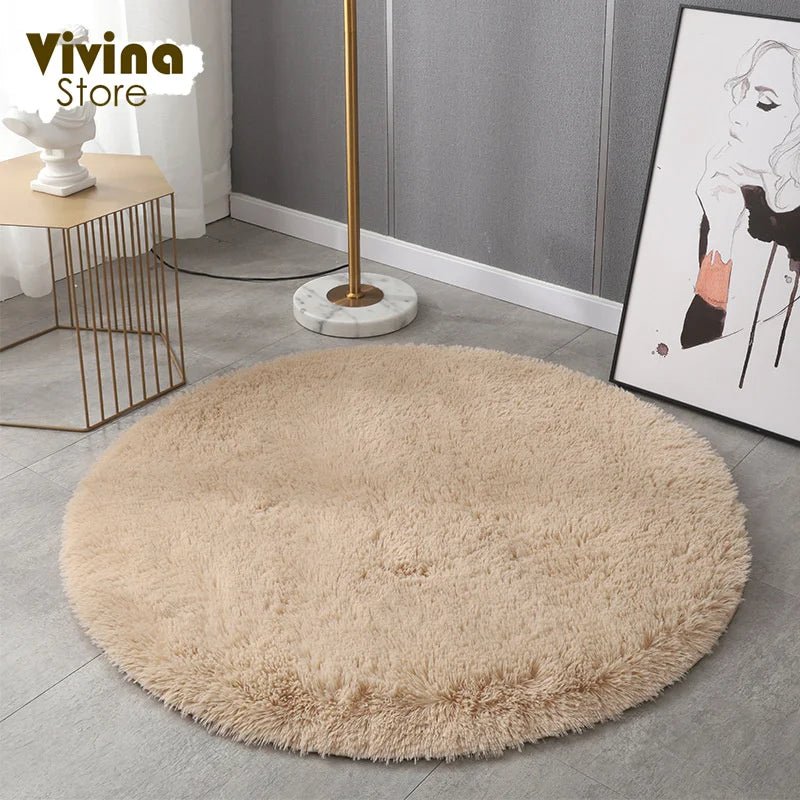 Cute Plush Fluffy Kids Rug for room decor