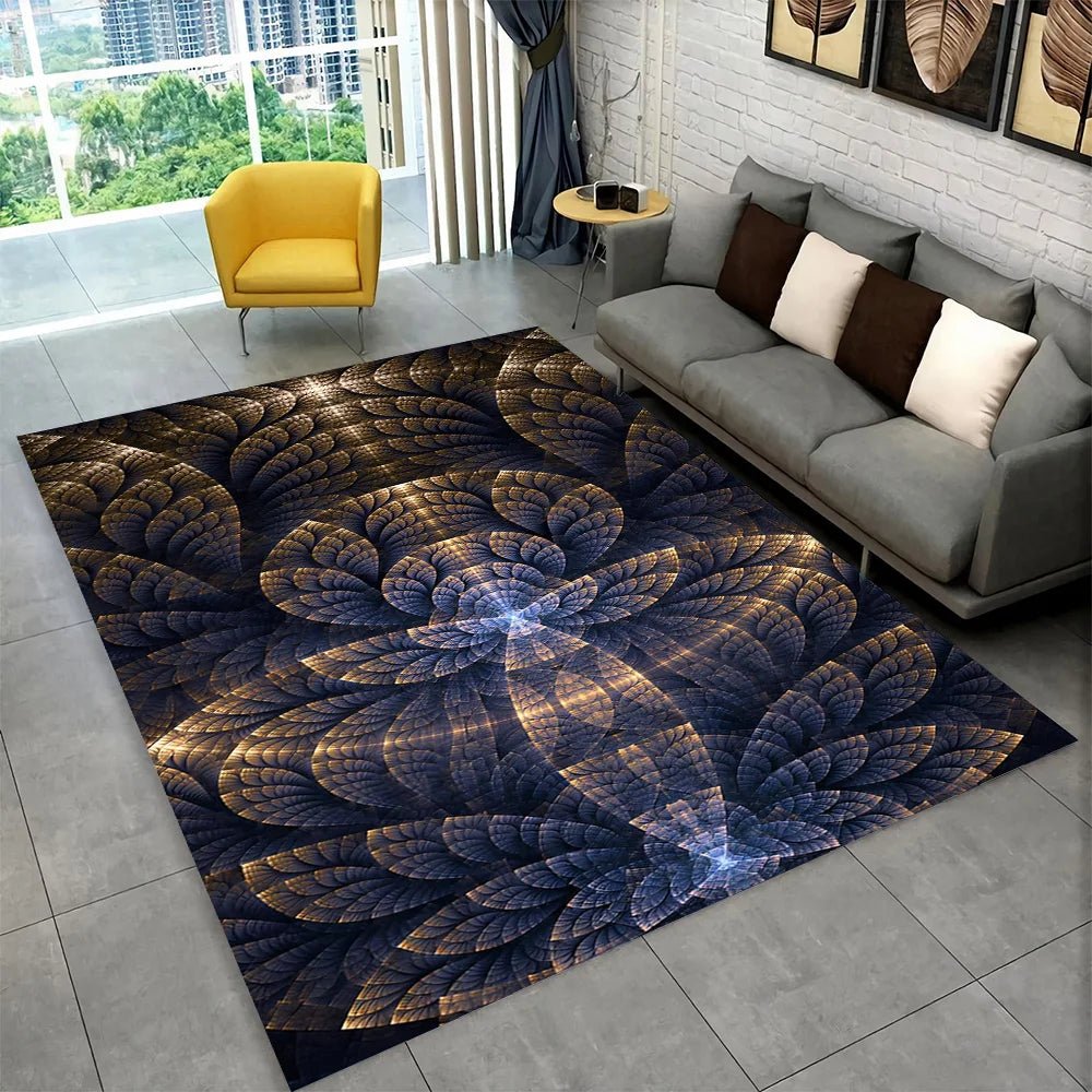 Bohemia Mandala Geometric Area Rug for Living room