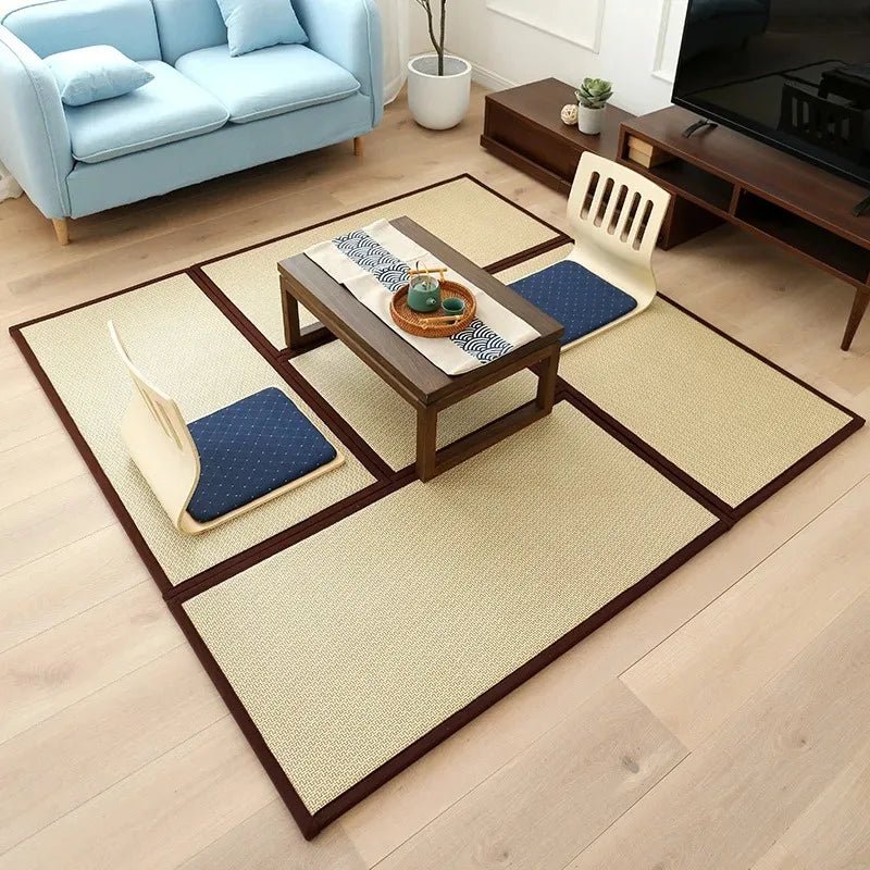 Folding Japanese Traditional Rectangle Large Floor Rugs - Home Decor