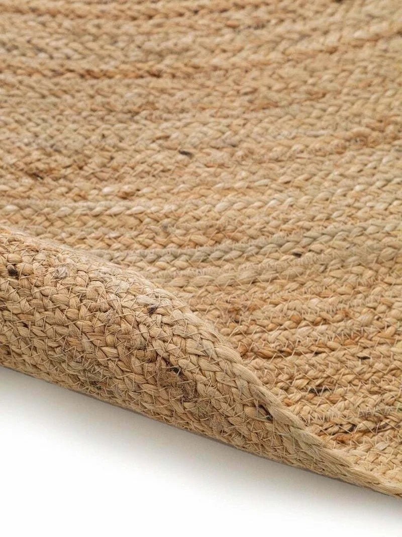 Natural Jute Style Reversible Braided Modern Look Carpets