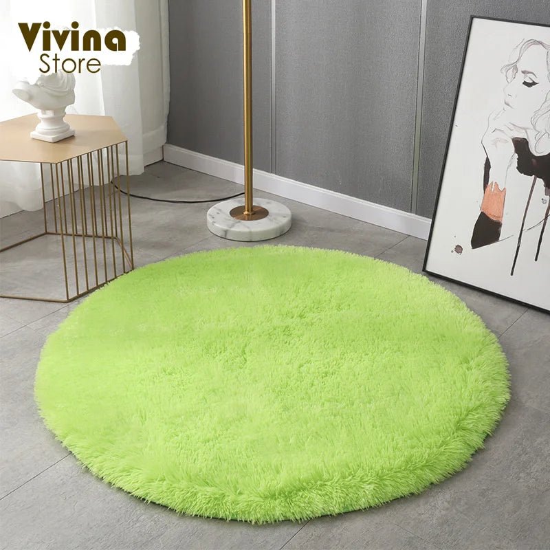 Cute Plush Fluffy Kids Rug for room decor