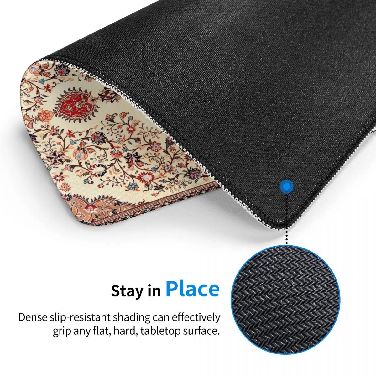 Antique Persian Style Non-Slip Rubber Mouse Pad For PC