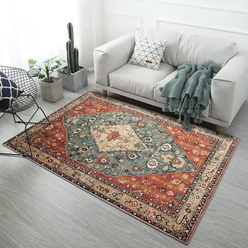 Nordic Ethnic Style Carpets for Living Room Retro American Rugs