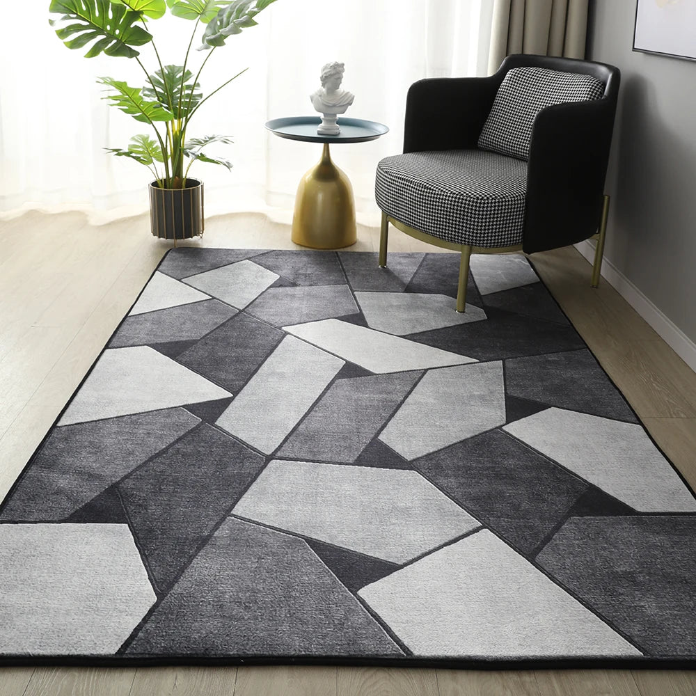 Living Room Lounge Large Area Rugs - Geometric & Modern