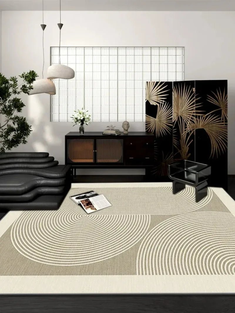 Modern High-end Light Luxury sofa side rug for living room