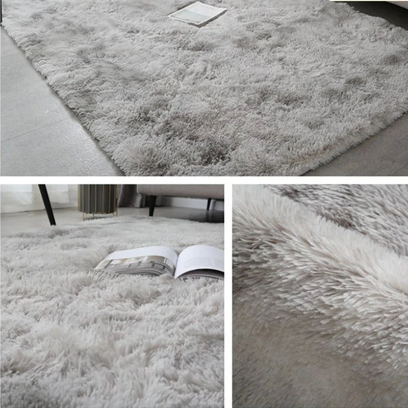 Fluffy Large Plush Lounge Rug for kids room decoration  ﻿