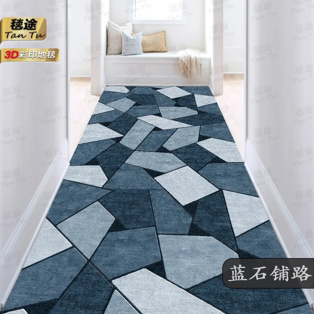 3D Corridor Runner Long Carpets for Hallway Living Room Decoration