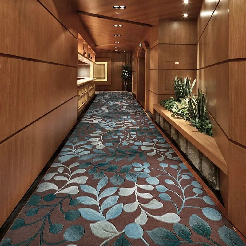 Bohemian Style Hallway Long Rugs for Hotel Corridor Wedding Area