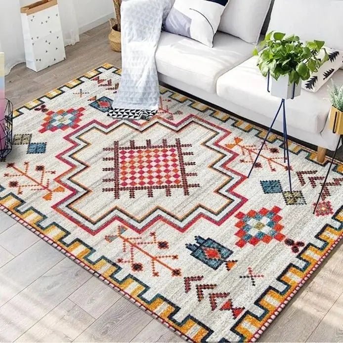 Nordic Ethnic Style Carpets for Living Room Retro American Rugs