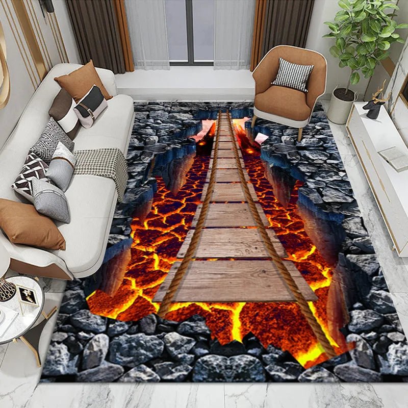 3D Optical Illusion Carpet Nordic Luxury Home Decoration