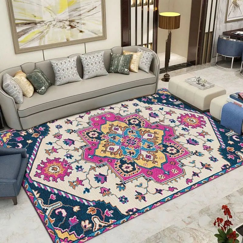 Nordic Ethnic Style Carpets for Living Room Retro American Rugs