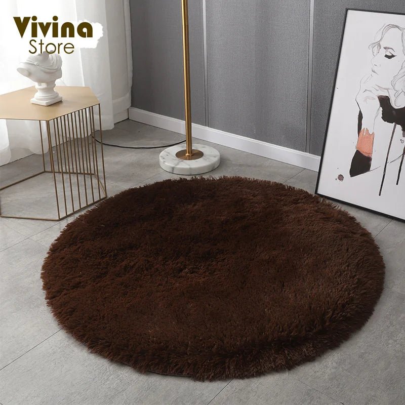 Cute Plush Fluffy Kids Rug for room decor