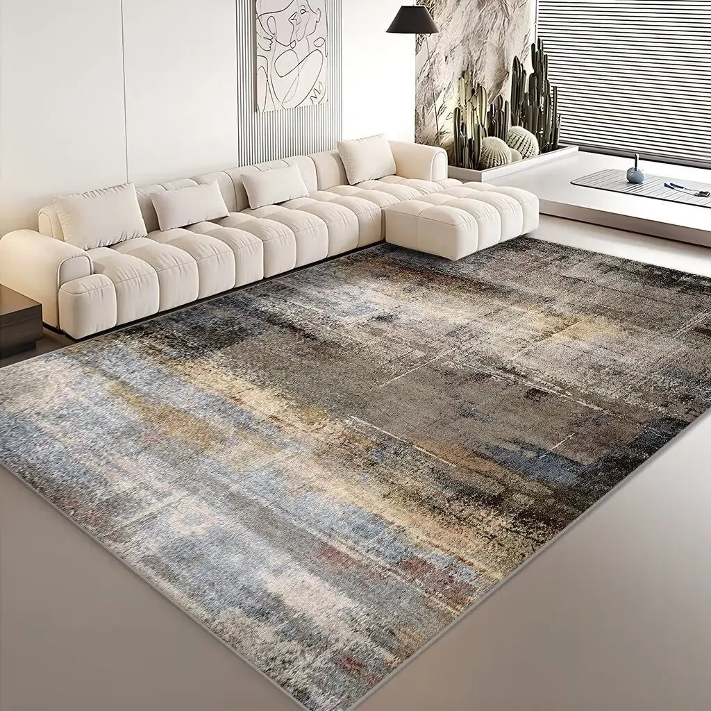 Modern Living Room Abstract Large Area Washable Rugs