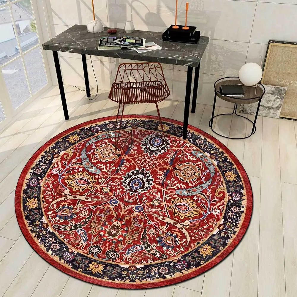 Vintage Afghan Exotic Rugs for Bedroom Decor - Ethnic Persian Pattern