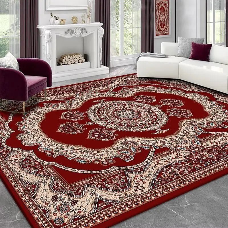 Vintage Persian Red Carpet Living Room High-end Luxury Area Rugs